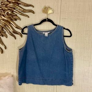 Vintage Stephanie Andrew’s denim cropped top